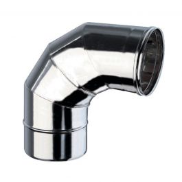 STAINLESS STEEL CURVE 90 DEGREES DIA80 MM