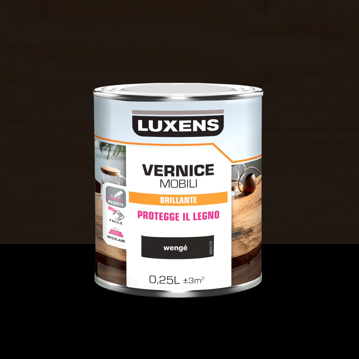 Bricocenter WENGE' WOOD VARNISH 0.25 LTXENS