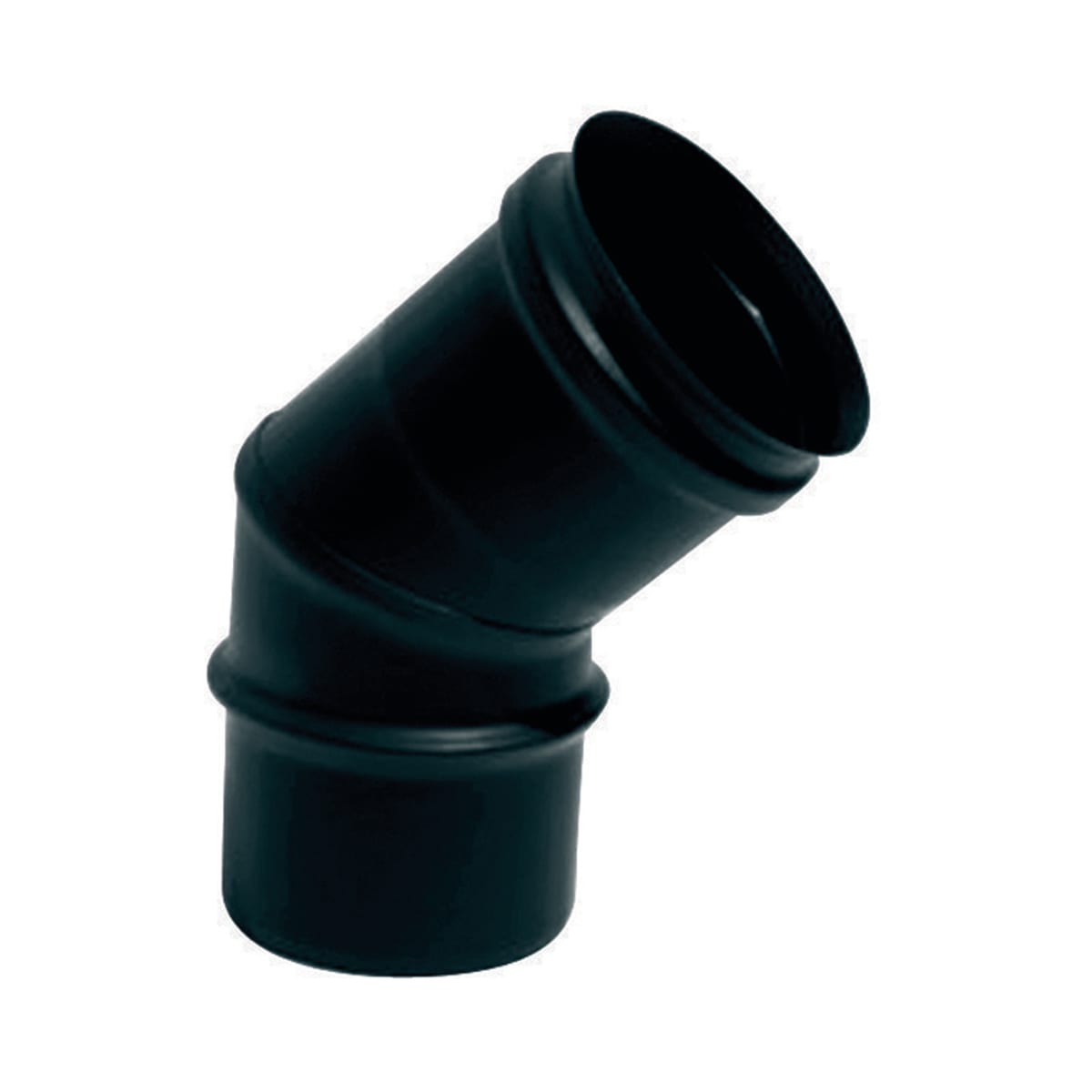 Bricocenter CURVE ENAMELLED PELLET THICKNESS 0.8MM 45 DEGREES D80 BLACK