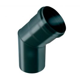 STEEL PELLET CURVE THICKNESS 1.2 MM 45 DEGREES DIA100 MM BLACK