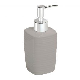 DOVE GREY CERAMIC LIQUID SOAP DISPENSER - KELLY