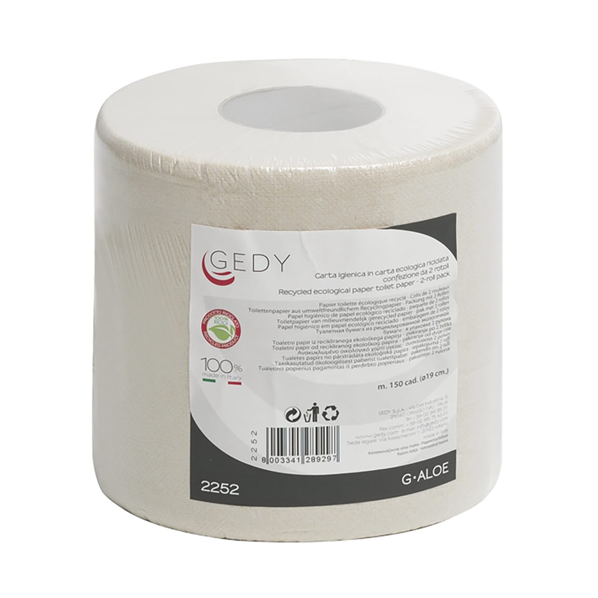 2 ROLLS MT150 TOILET PAPER D.19