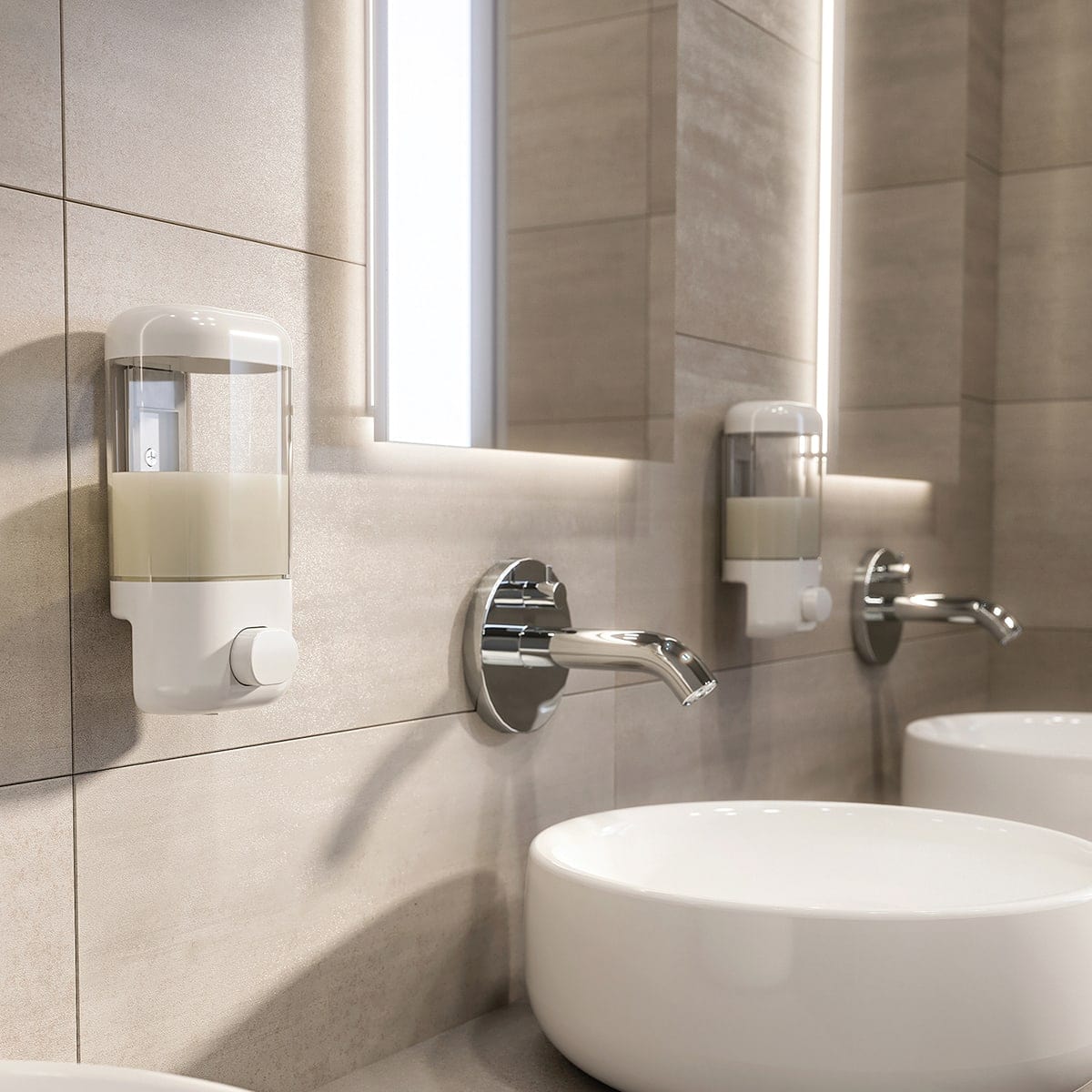 Bricocenter SOAP AND SANITISING GEL DISPENSER PUSH PR