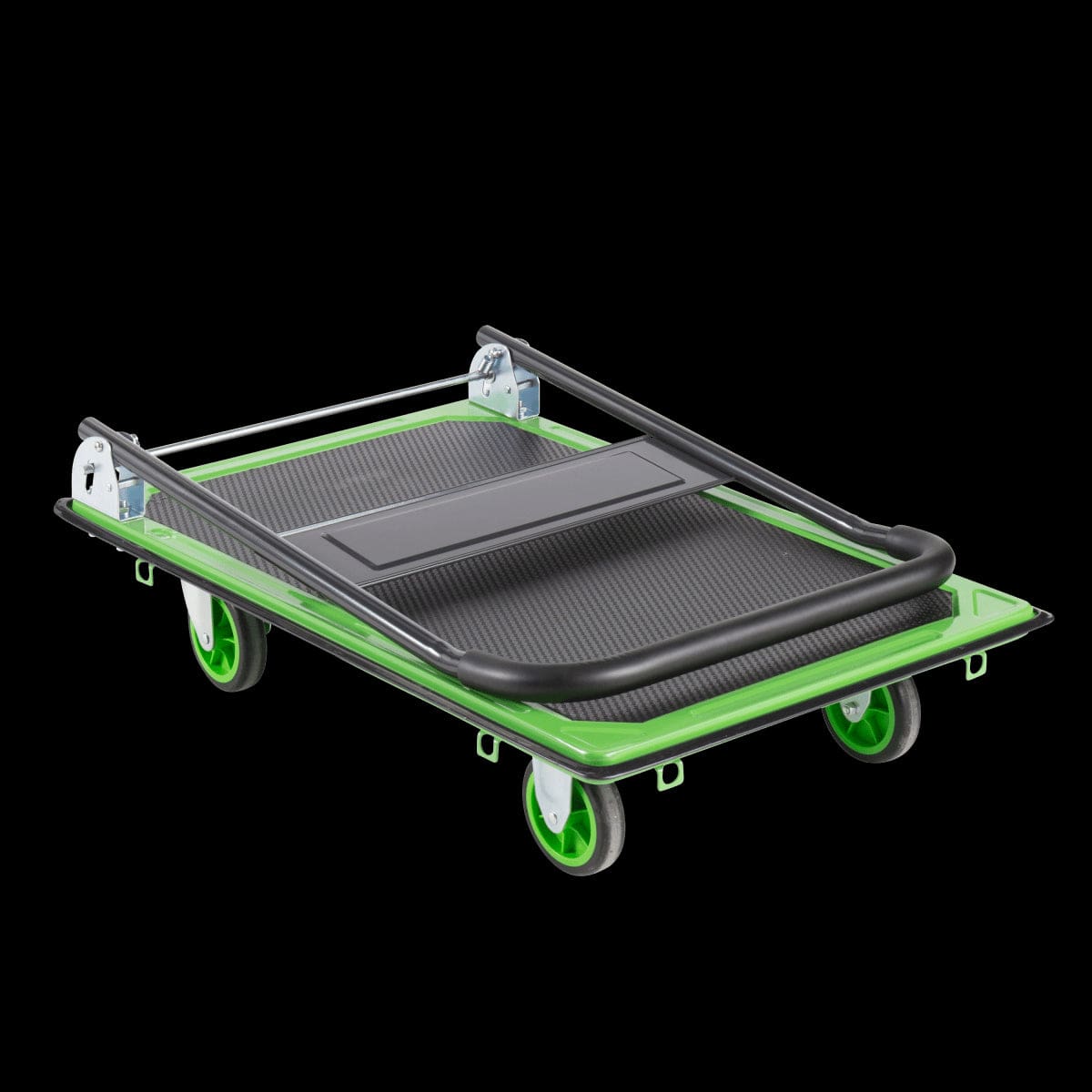 Bricocenter TROLLEY WITH STEEL PLATFORM STANDERS CAPACITY 300 KG FOLDABLE