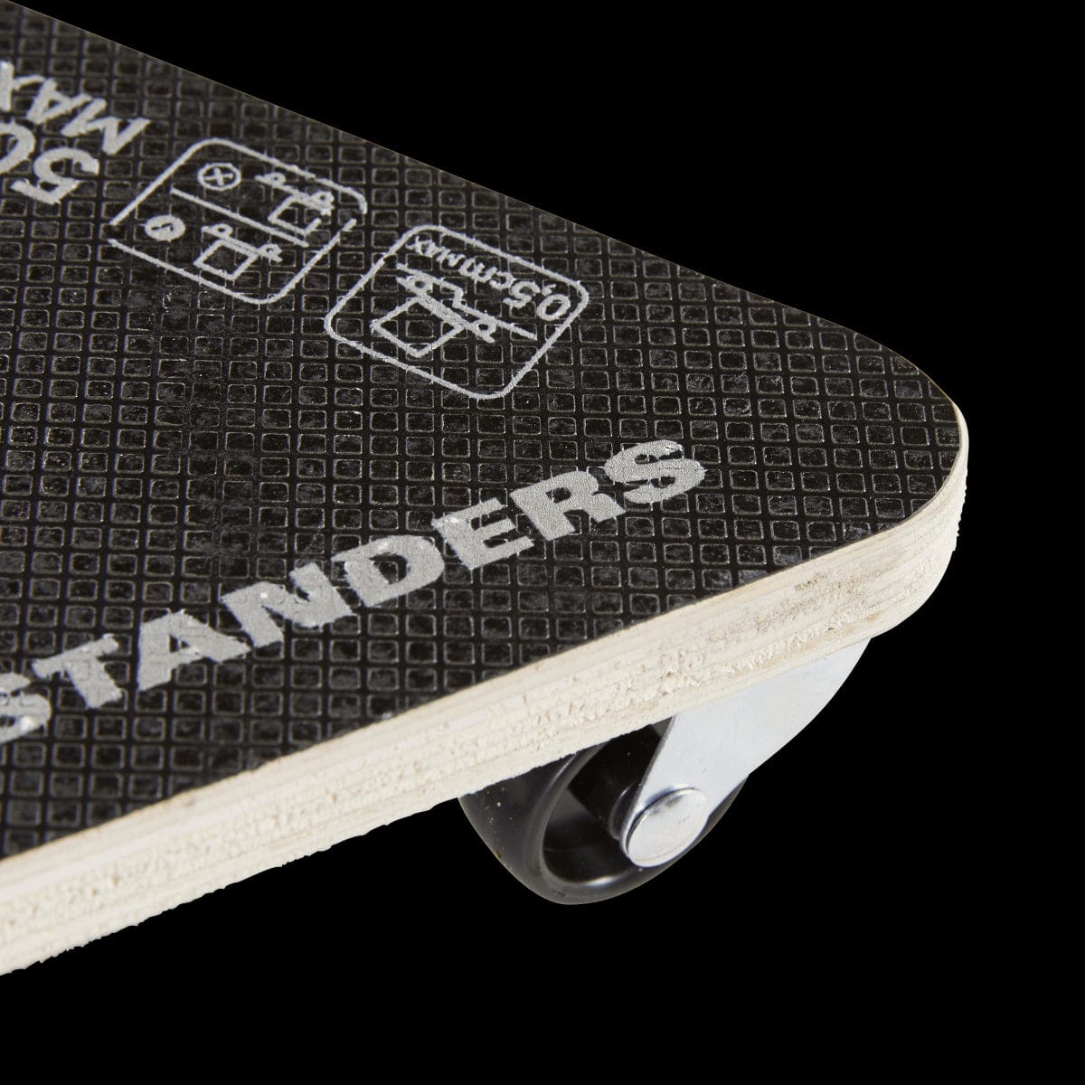 Bricocenter BASE MOVES ALL TRIANGULAR, MEASURES 15.0X13.5X5.3 CM CAPACITY 50 KG, 3 WHEELS DIA. 30MM