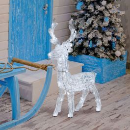 bright reindeer 100 led cold light h60 cm