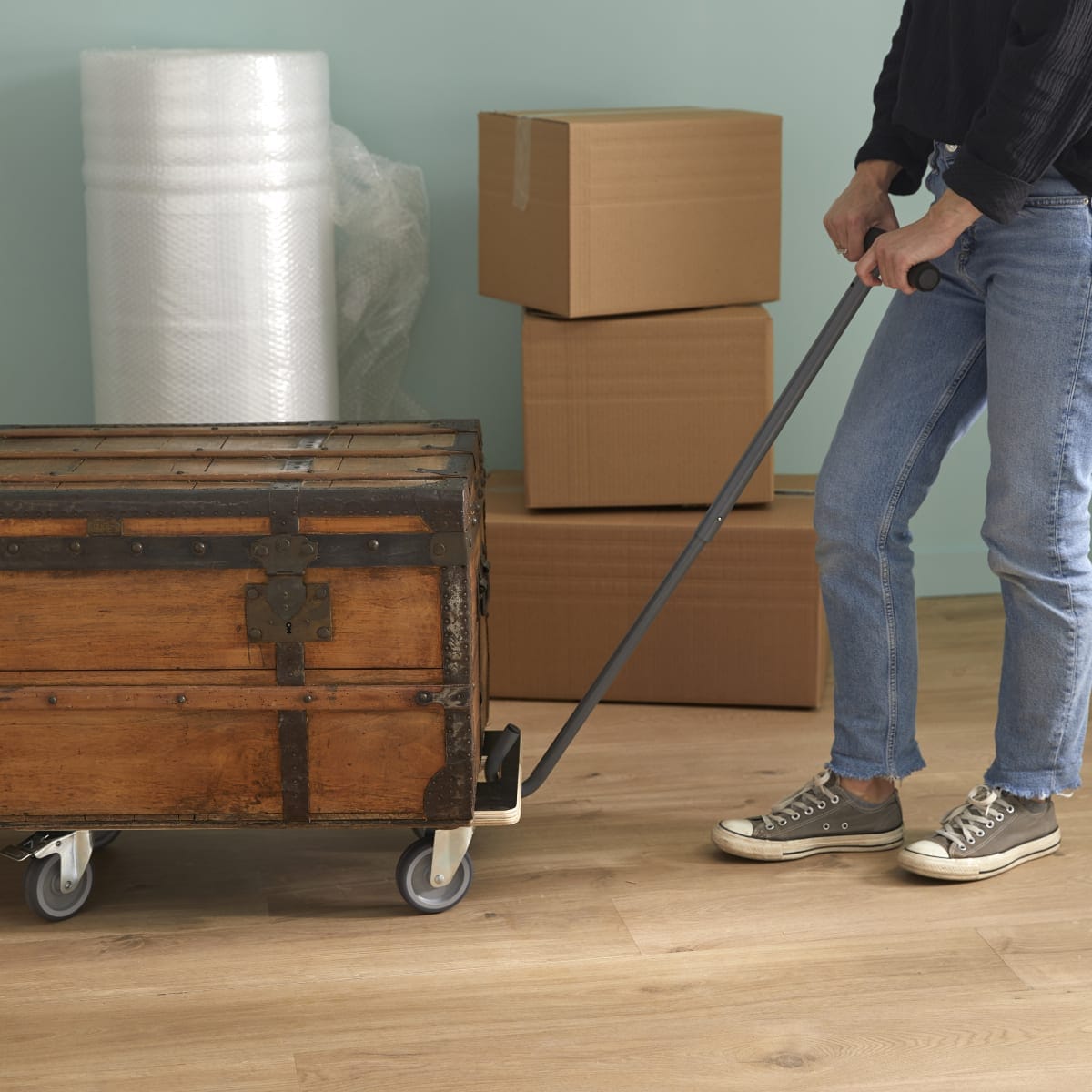 Bricocenter BASE MOVES EVERYTHING MEASURES 64X34X14.5CM CAPACITY 350KG, 4 WHEELS DIAM 100MM