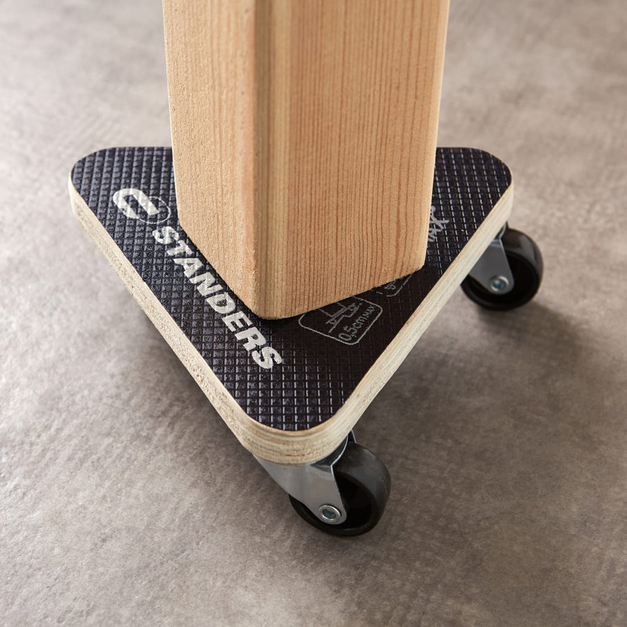 Bricocenter BASE MOVES ALL TRIANGULAR, MEASURES 15.0X13.5X5.3 CM CAPACITY 50 KG, 3 WHEELS DIA. 30MM