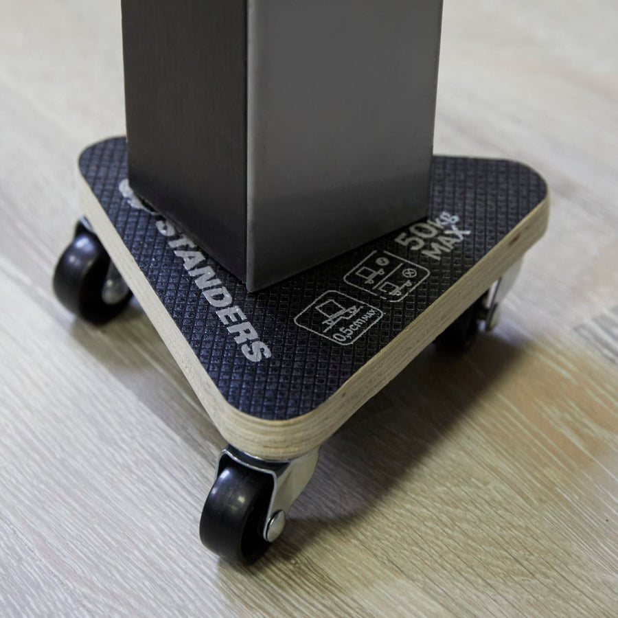 Bricocenter BASE MOVES ALL TRIANGULAR, MEASURES 15.0X13.5X5.3 CM CAPACITY 50 KG, 3 WHEELS DIA. 30MM