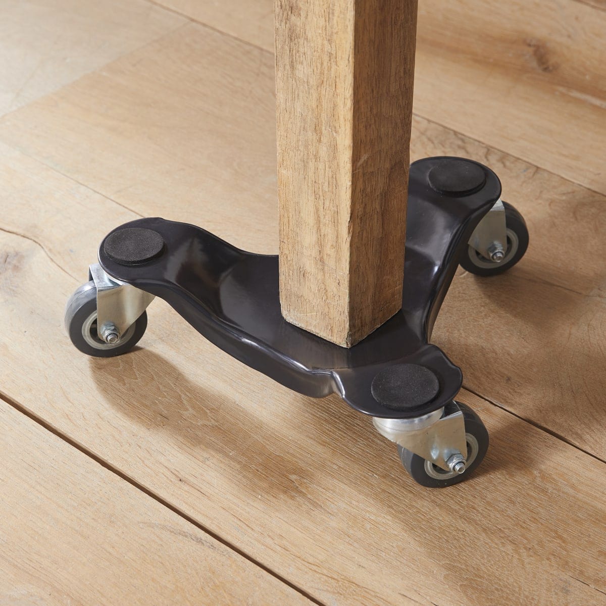 Bricocenter 100KG CAPACITY MOVING BASE WITH 3 WHEELS DIAM 5MM, NO BRAKE