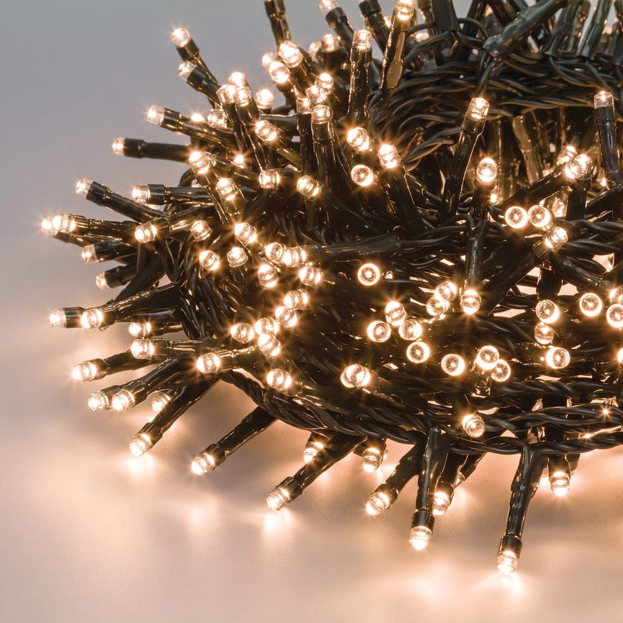 Bricocenter luminous chain 1000 led warm light 20.5m