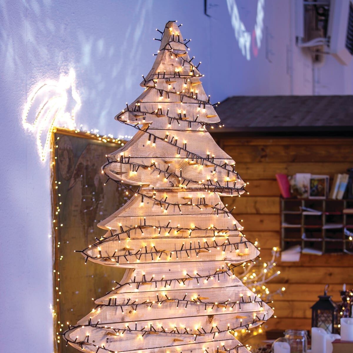 Catena luminosa mini cluster 1000 led traditional 4+20,5 mt