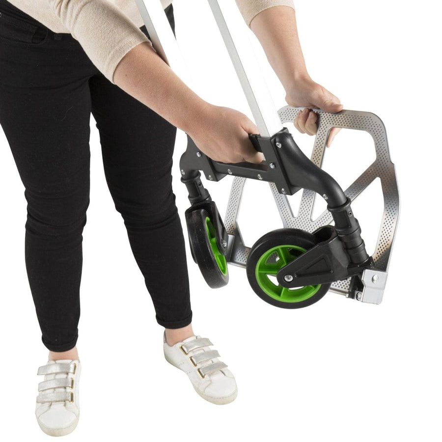 Bricocenter ALUMINIUM FOLDING TROLLEY STANDERS CAPACITY 70 KG STEEL PLATFORM