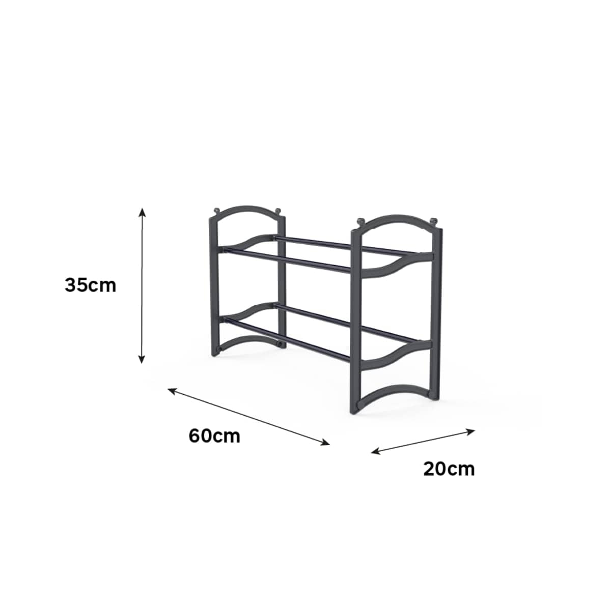 Bricocenter SHELF FOR 6 PAIRS OF SHOES 60X20X35 CM