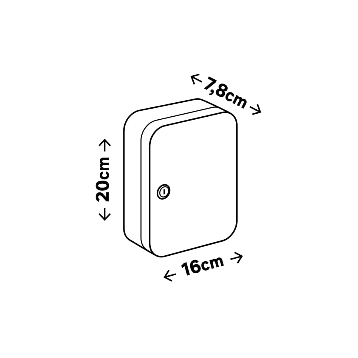 Bricocenter KEY RING L.200XP.160XH.80 MM