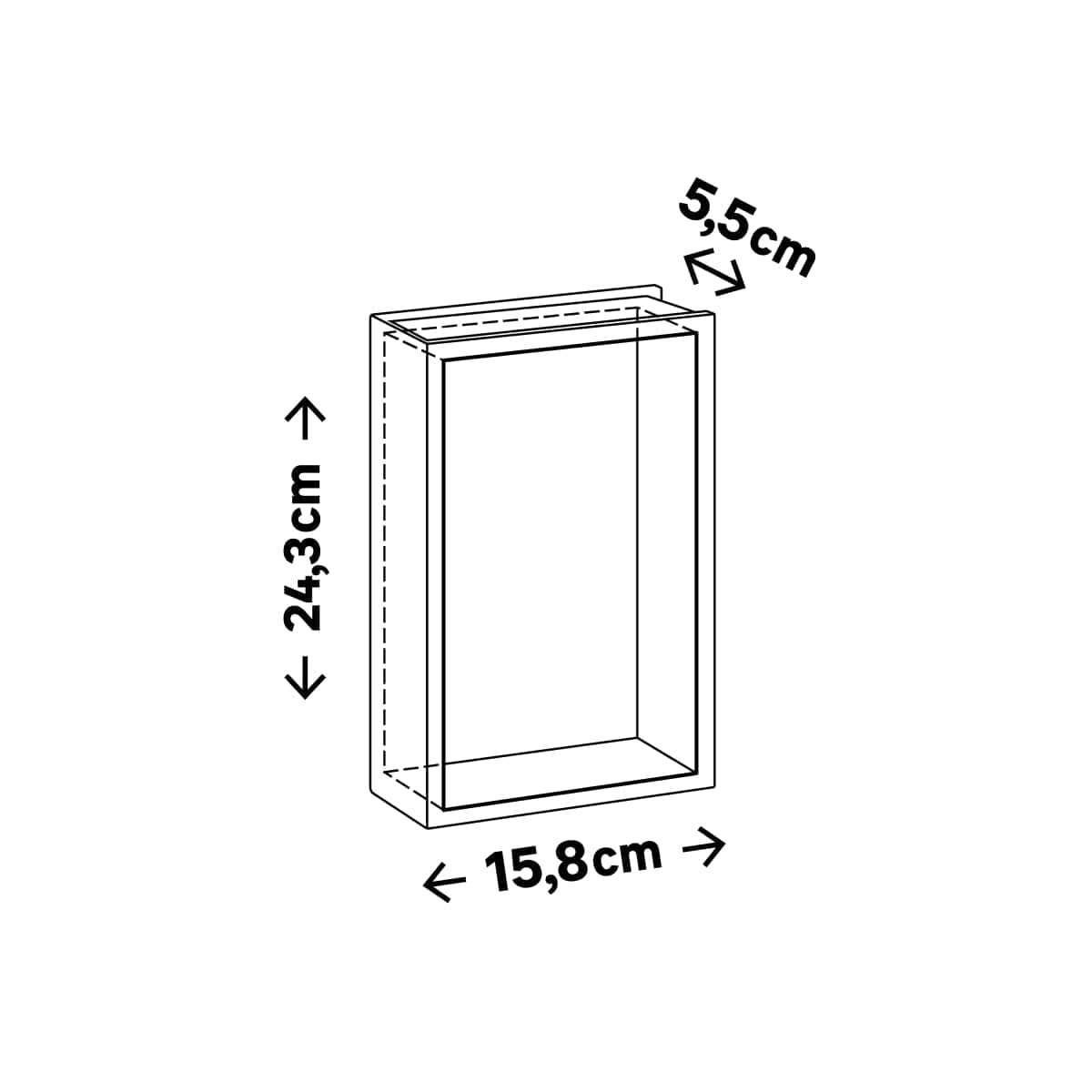 Bricocenter ENGLISH BOOK L24.5X W15.5X H5.5