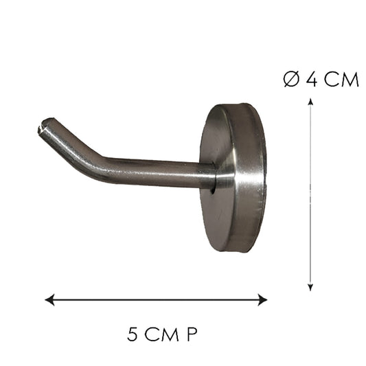 SINGLE STAINLESS STEEL HANGER L4XH4XP7 CM