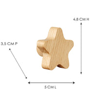 STAR HANGER BEECH WOOD NATURAL FINISH, DOUBLE FASTENING, L5XH4