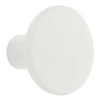 POLYRESIN ROUND HANGER WHITE D8 CM