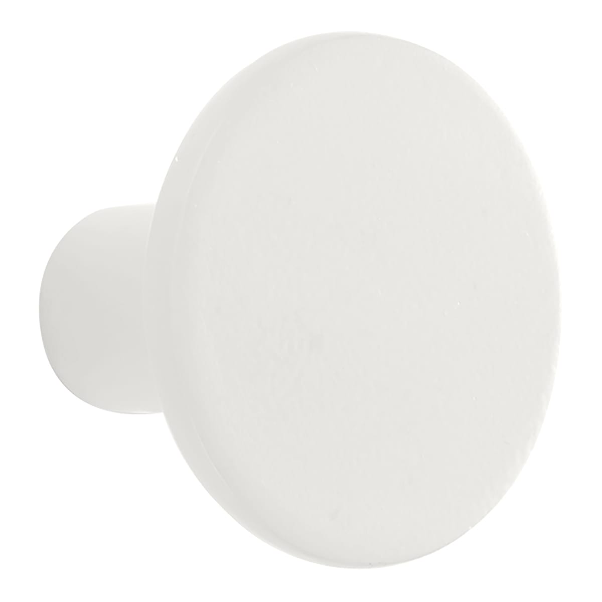 Bricocenter POLYRESIN ROUND HANGER WHITE D8 CM