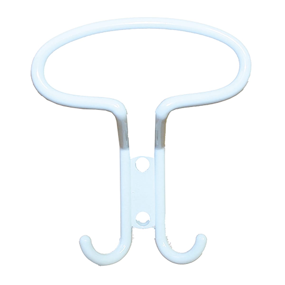 Bricocenter WHITE ZAMAK COAT HOOK, H12.5X10.5 CM