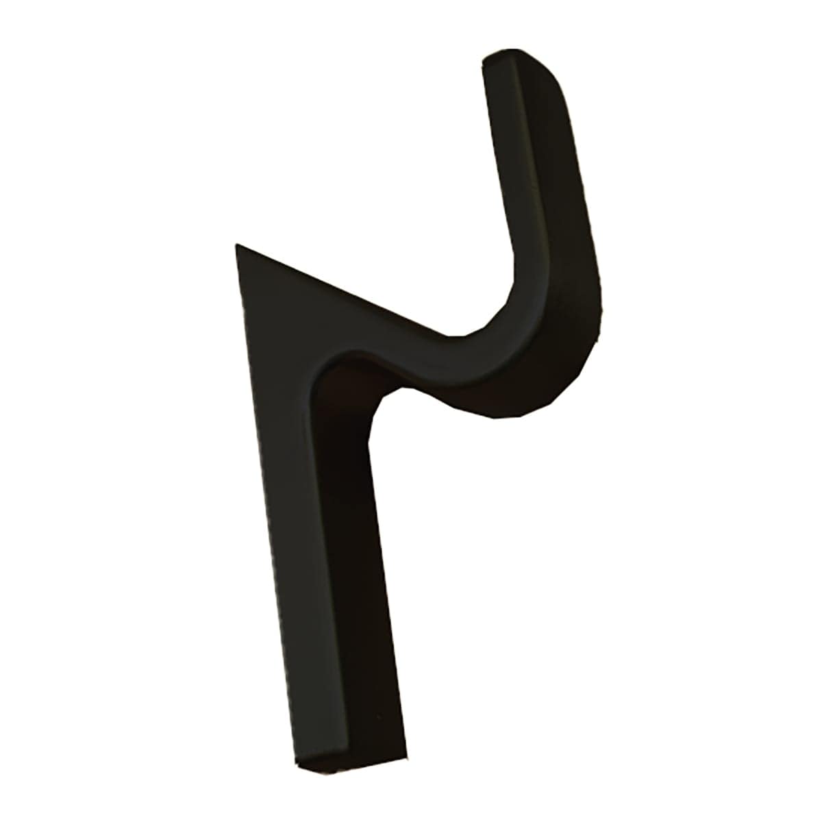 MATT BLACK ZAMAK COAT HOOK, L1,5XH6,5XP4 CM