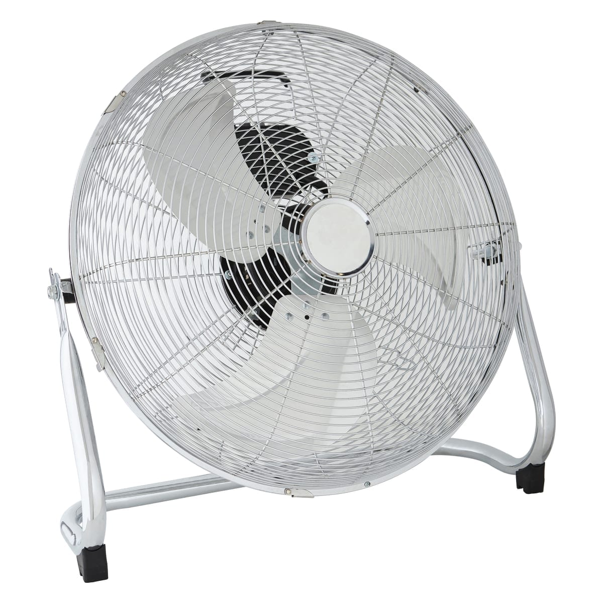 Bricocenter HIGH SPEED FLOOR FAN 45CM 120W CHROME EQUATION