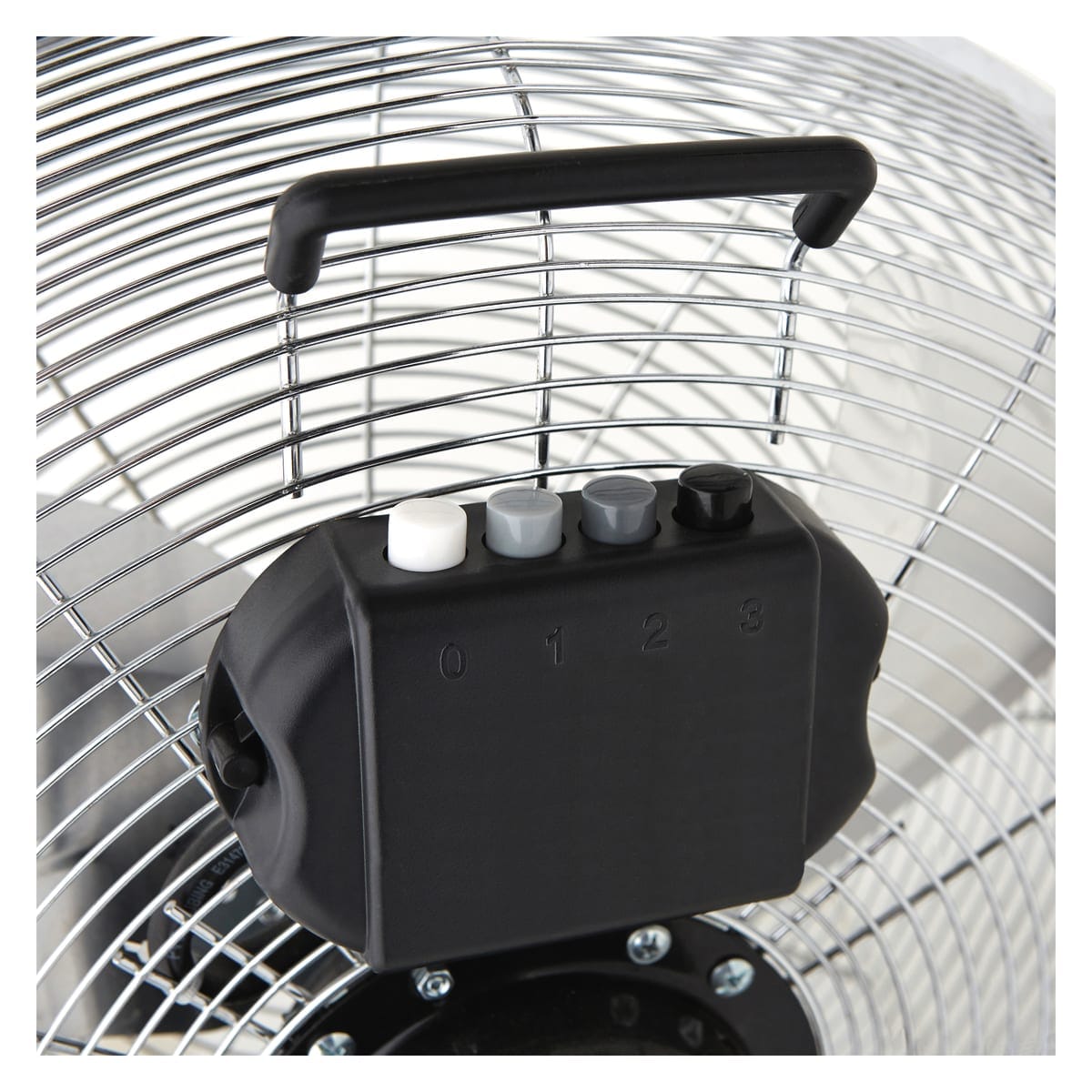 Bricocenter 30 CM HIGH-SPEED FAN CHROME-PLATED