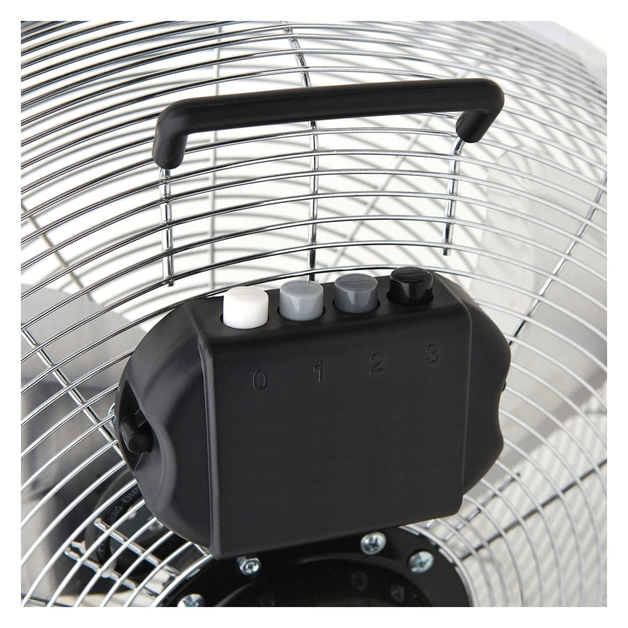 Bricocenter 30 CM HIGH-SPEED FAN CHROME-PLATED