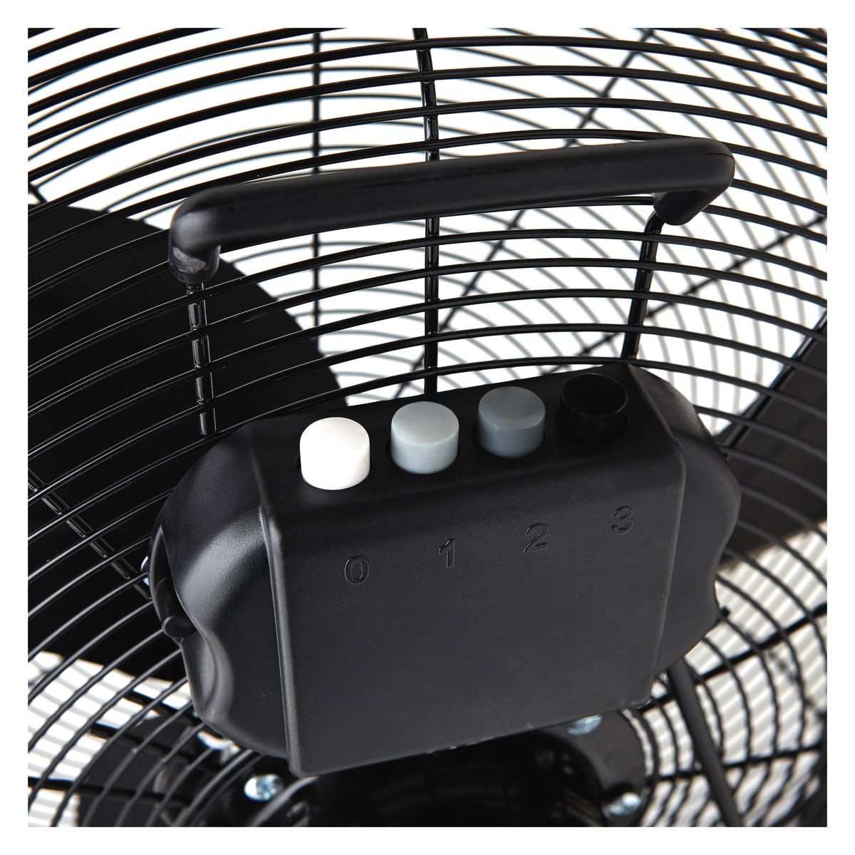 HIGH SPEED 45CM 120W BLACK EQUATION FLOOR FAN