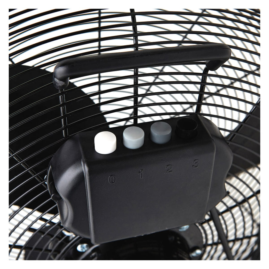 HIGH SPEED 45CM 120W BLACK EQUATION FLOOR FAN