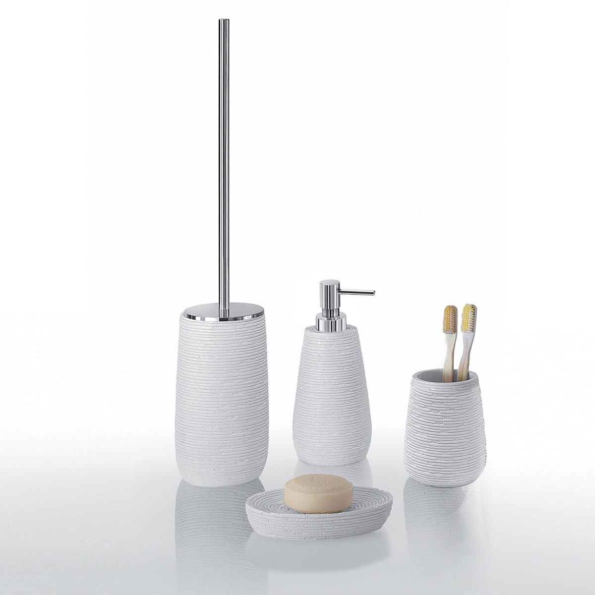 Bricocenter GEMINI TOOTHBRUSH HOLDER WHITE