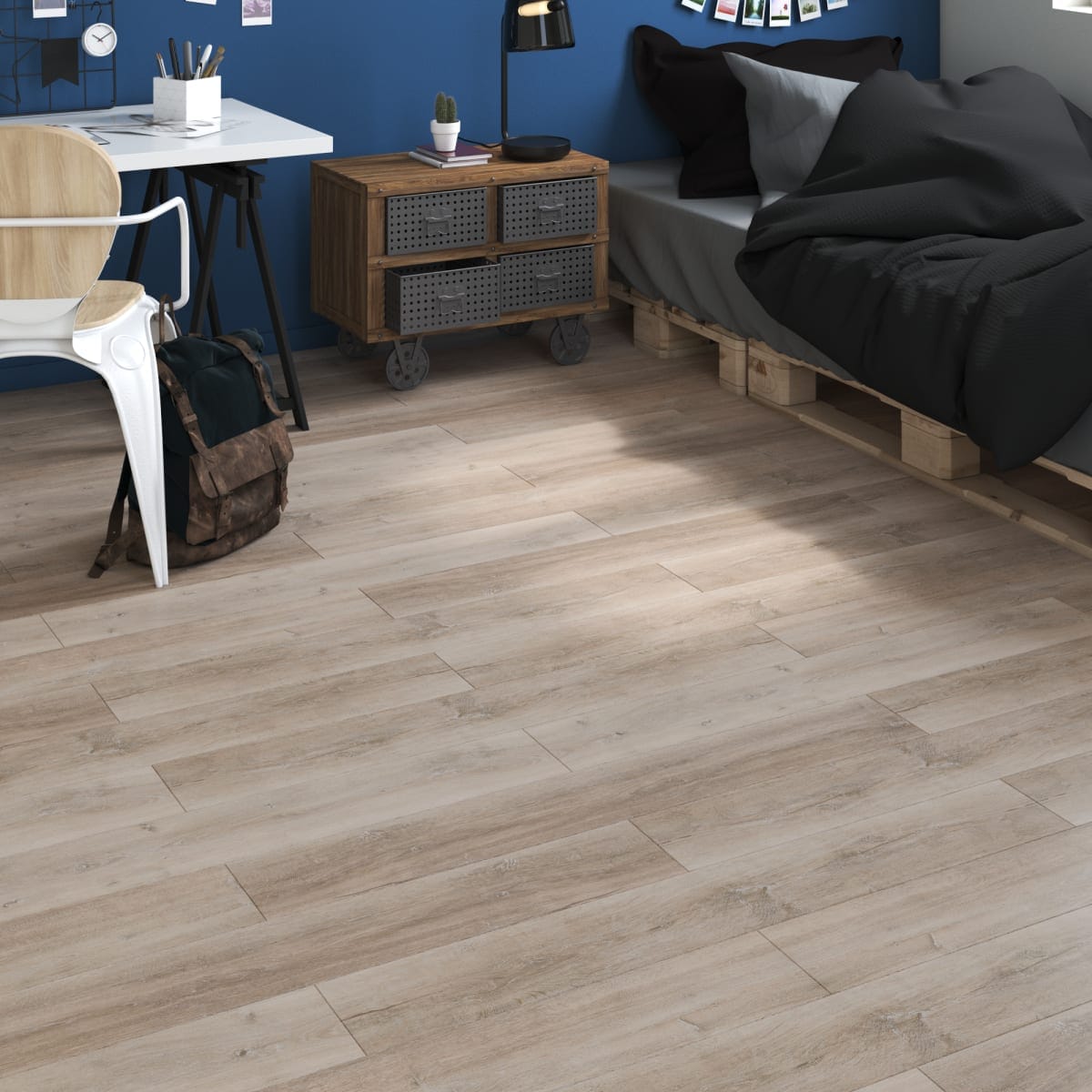 Bricocenter SPC CLICK MERIDA FLOORING 5.5 MM 0.55 1.54 M2 INTENSE