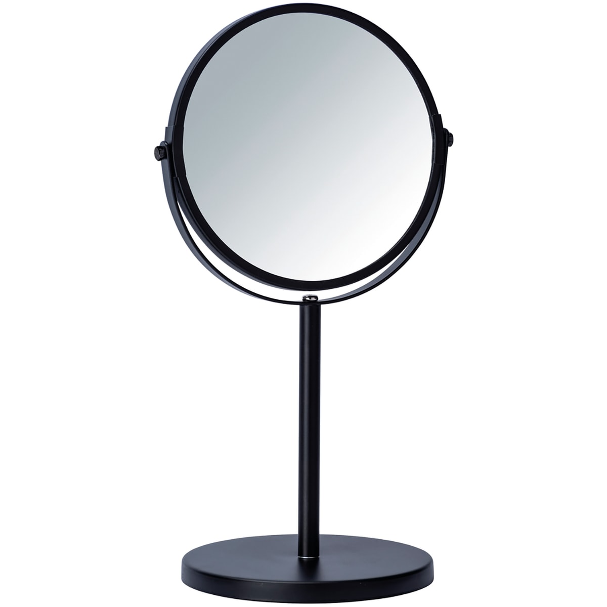 BLACK STAND-UP MAGNIFYING MIRROR ASSISI