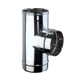 STAINLESS STEEL T-FITTING DIA 100 MM