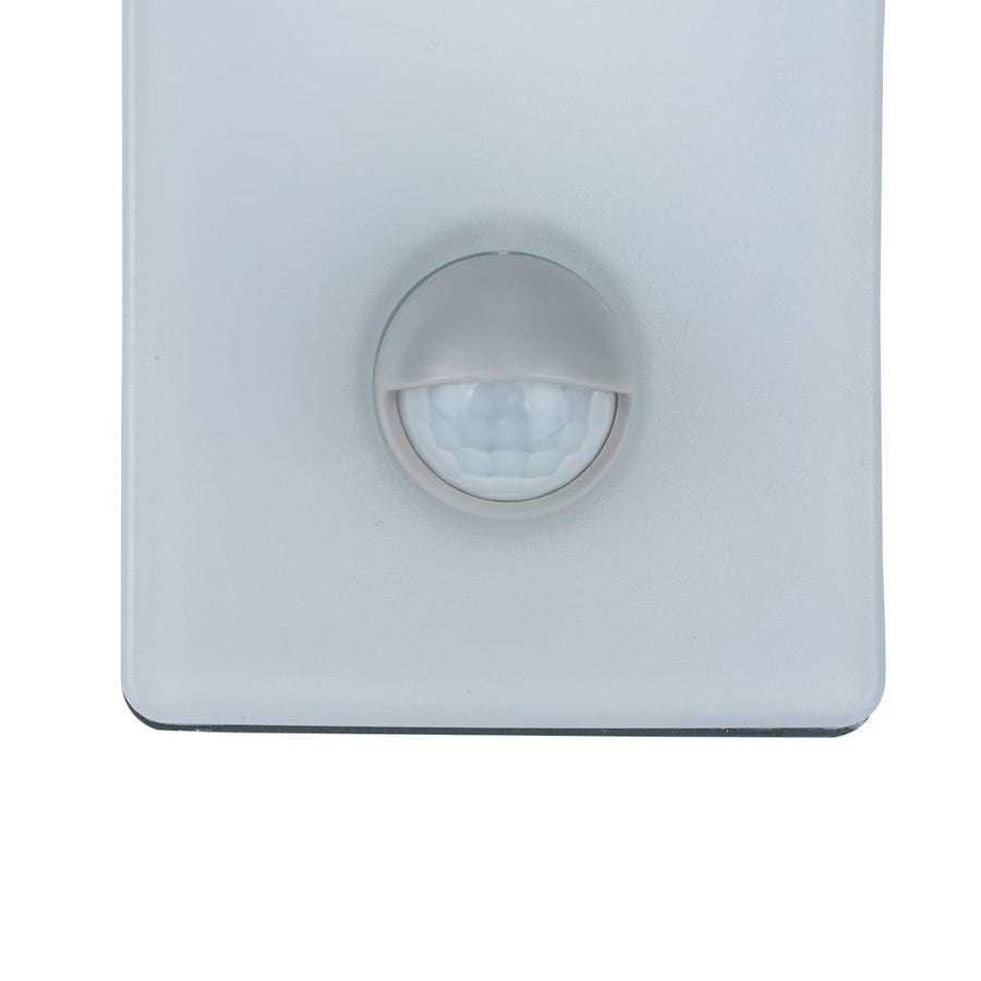 Bricocenter LAKKO ALUMINIUM WALL LIGHT GREY 22X22X8CM LED 11W NATURAL LIGHT WITH MOTION SENSOR IP