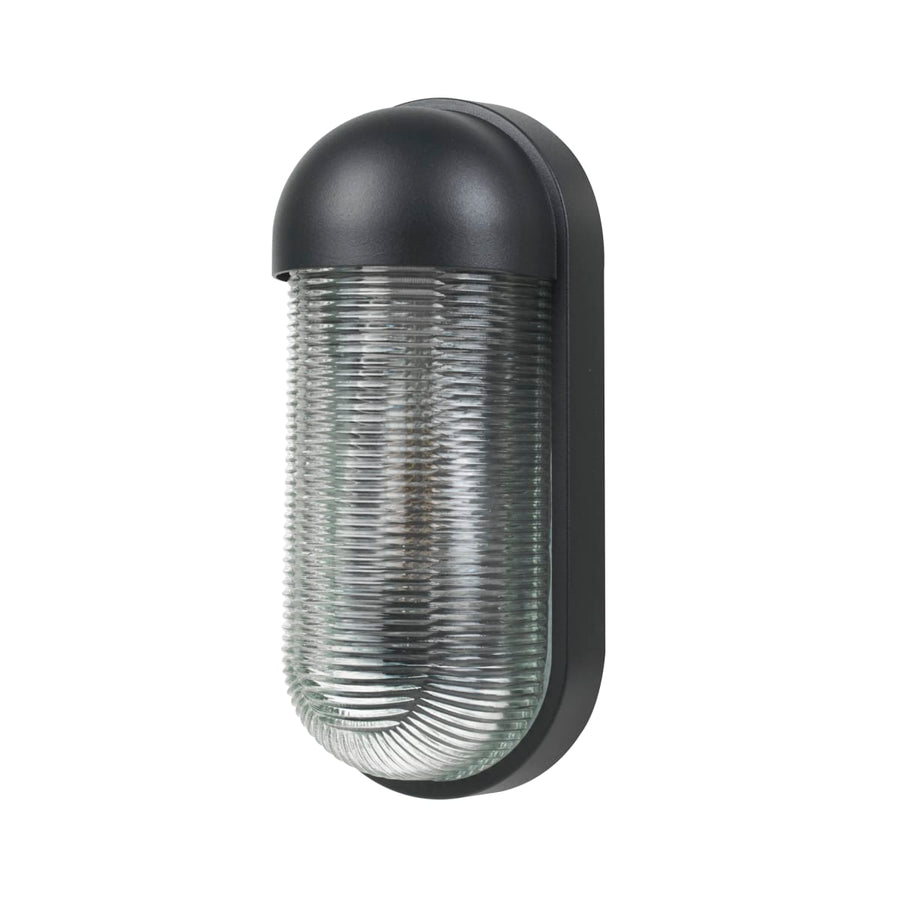 BLACK PLASTIC USHI WALL SCONCE 26X9.5X11.2CM E27=25W IP54