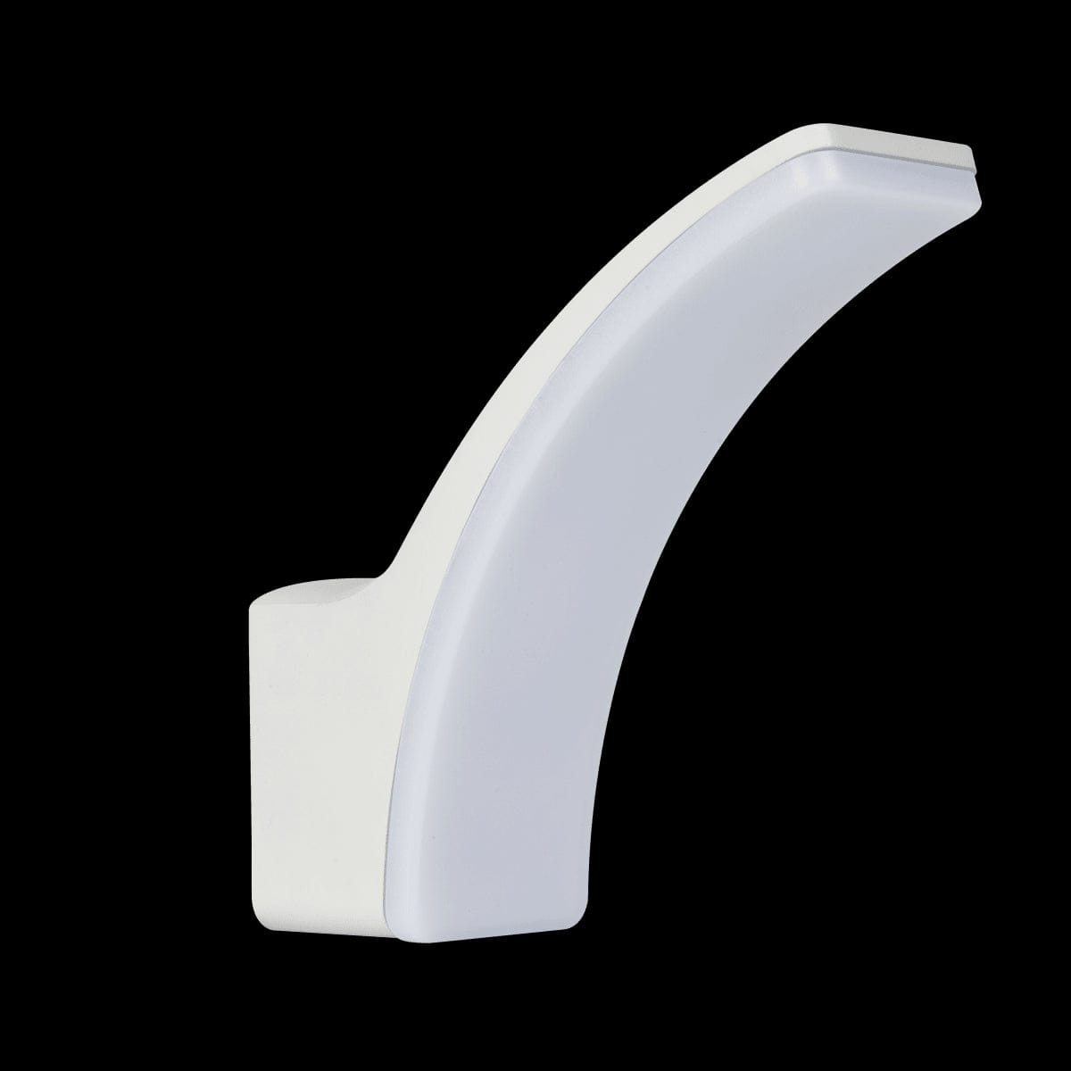 Bricocenter LAKKO ALUMINUM WALL SCONCE WHITE 22X8X22CM LED 11W NATURAL LIGHT IP44