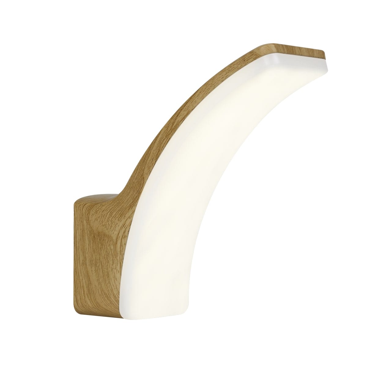 Bricocenter APPLIQUE LAKKO ALLUMINIO E LEGNO NATURALE LED 11W LUCE NATURALE IP44