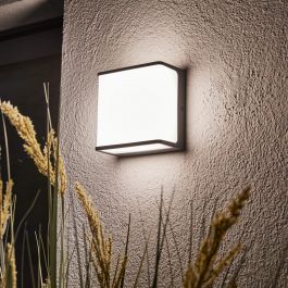 TELIN ALUMINIUM WALL LIGHT SILVER 15X8X15 CM LED 14.5W NATURAL LIGHT IP54