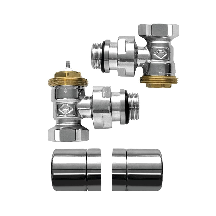 Bricocenter DE LONGHI CHROME VALVE+ LOCKSHIELD KIT