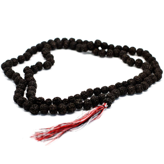 108 Rudraksha Mala - Dark - best price from Maltashopper.com RUDR-01