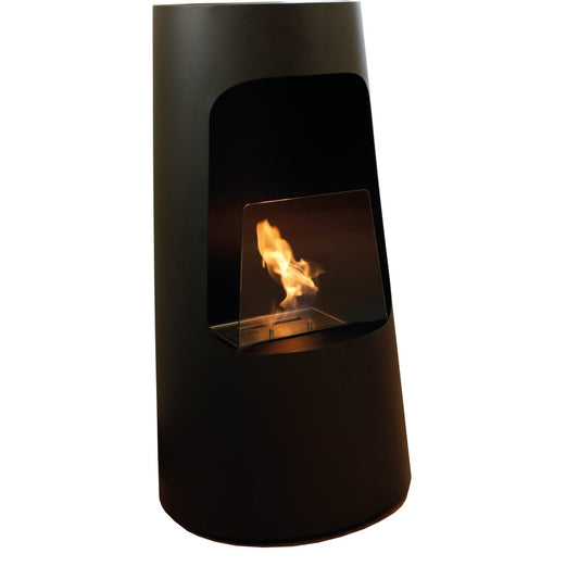 Bricocenter BIOCAMINO Dubai Nero KW 2,5 H96CM