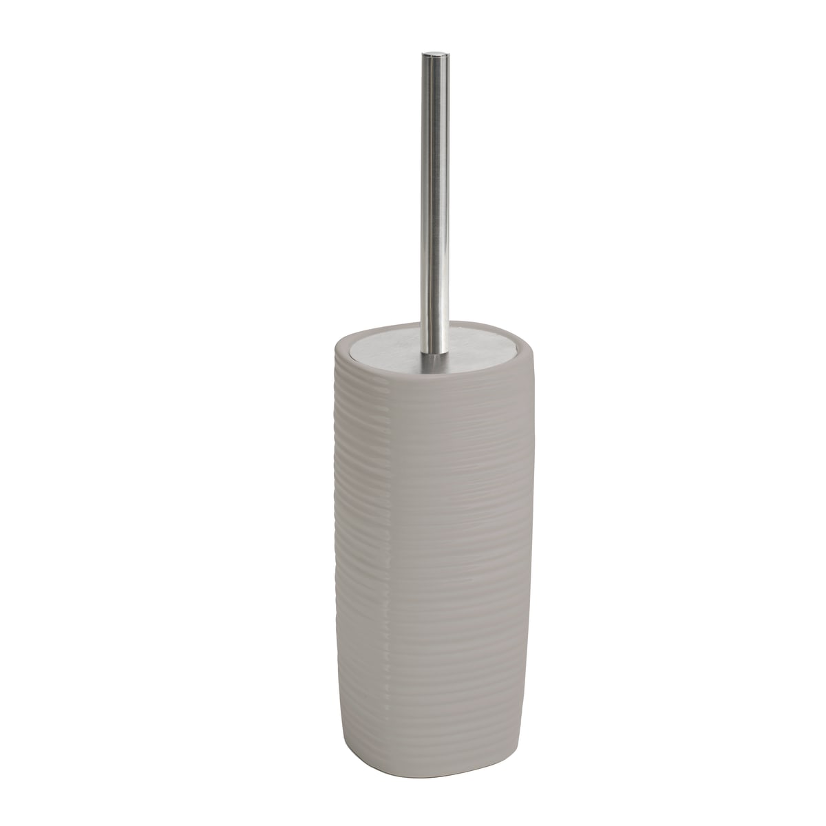 Bricocenter FLOOR-STANDING CERAMIC TOILET BRUSH GREY -KELLY