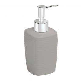 CERAMIC LIQUID SOAP DISPENSER GREY - KELLY