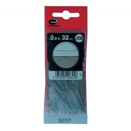 530 NAILS 0.9X32 A.TREMPE Without head