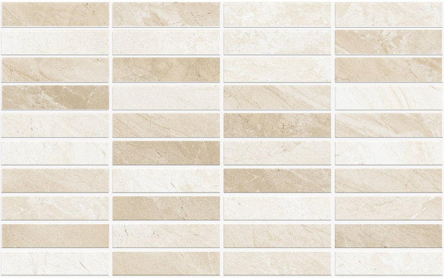 Bricocenter WALL CLADDING PALACE BG MOSAIC 25X40 CM 1.7SQM