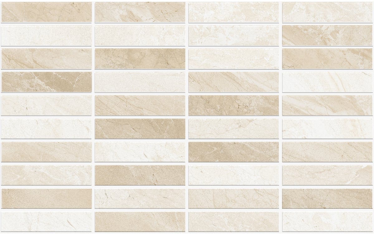 Bricocenter WALL CLADDING PALACE BG MOSAIC 25X40 CM 1.7SQM