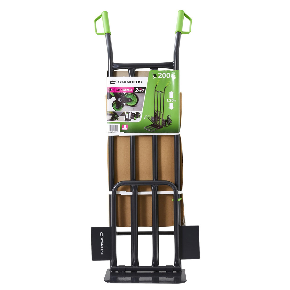 200KG RIGID TRANSPORT TROLLEY WITH WHEELS FOR STAIRS