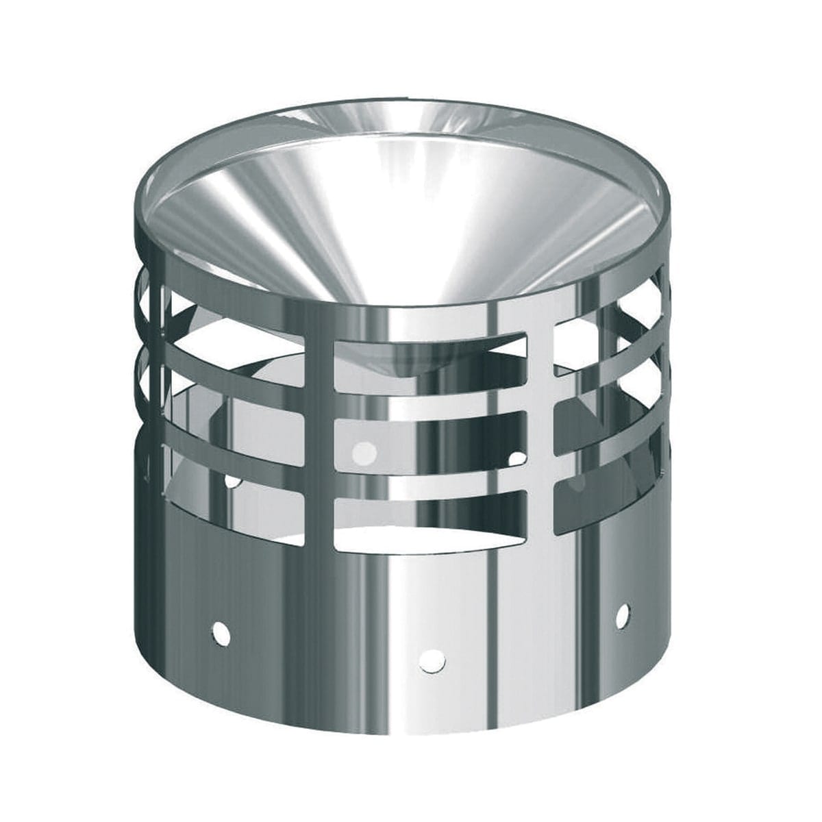 Bricocenter STAINLESS STEEL GRILLE D80 MM